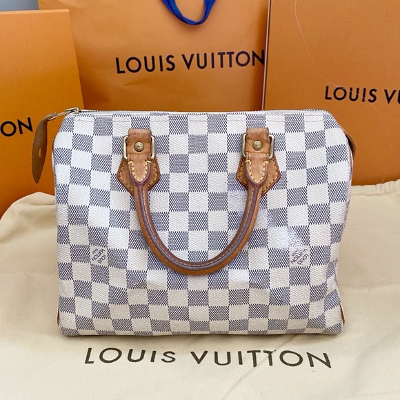 💎✨AZUR SPEEDY 25✨💎 Auth Damier Louis Vuitton Bag - Picture 3 of 9